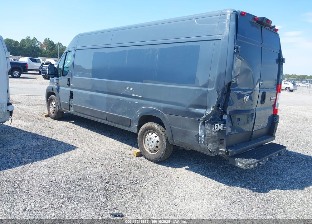 2021 RAM PROMASTER 3500 CARGO VAN HIGH ROOF 159 WB EXT VIN: 3C6MRVJG0ME571962