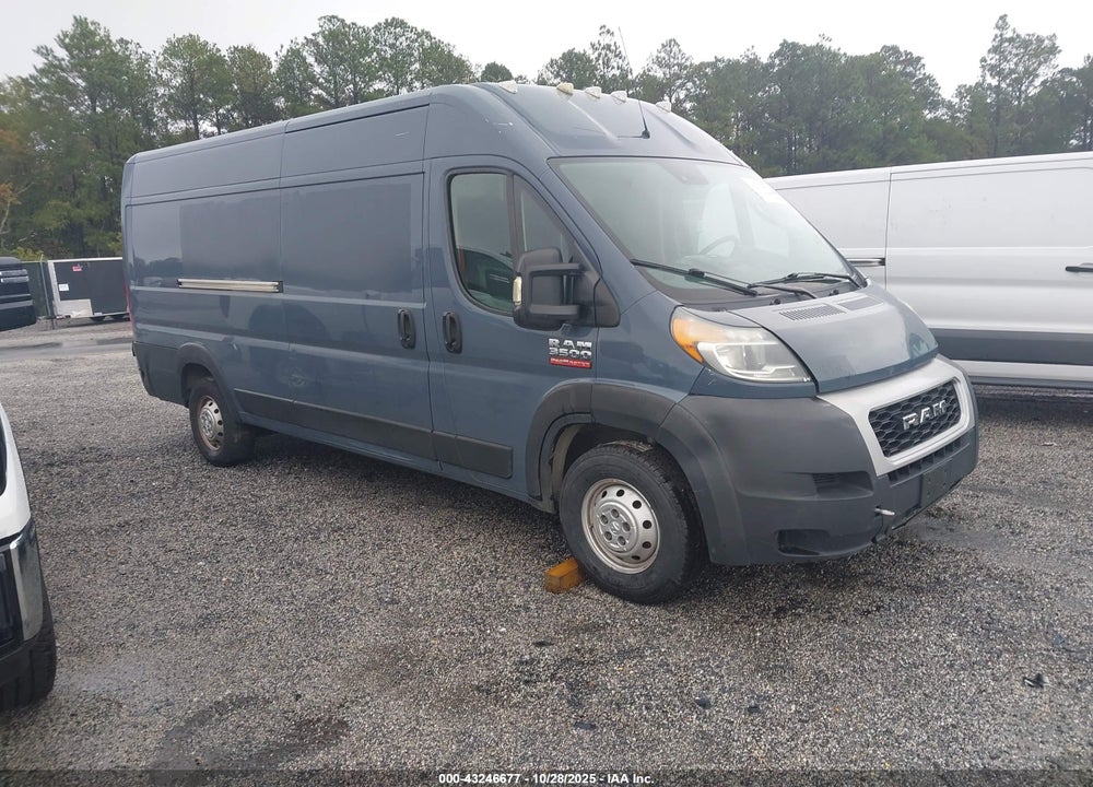 2021 RAM PROMASTER 3500 CARGO VAN HIGH ROOF 159 WB EXT VIN: 3C6MRVJG0ME571962