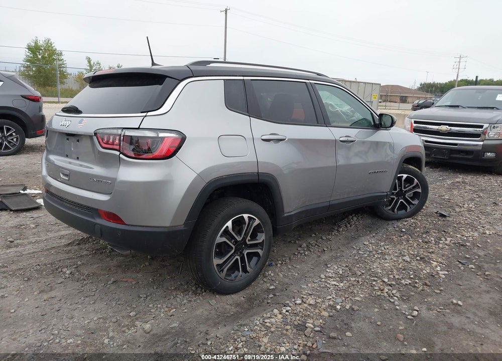 2022 JEEP COMPASS VIN: 3C4NJDCB8NT167529