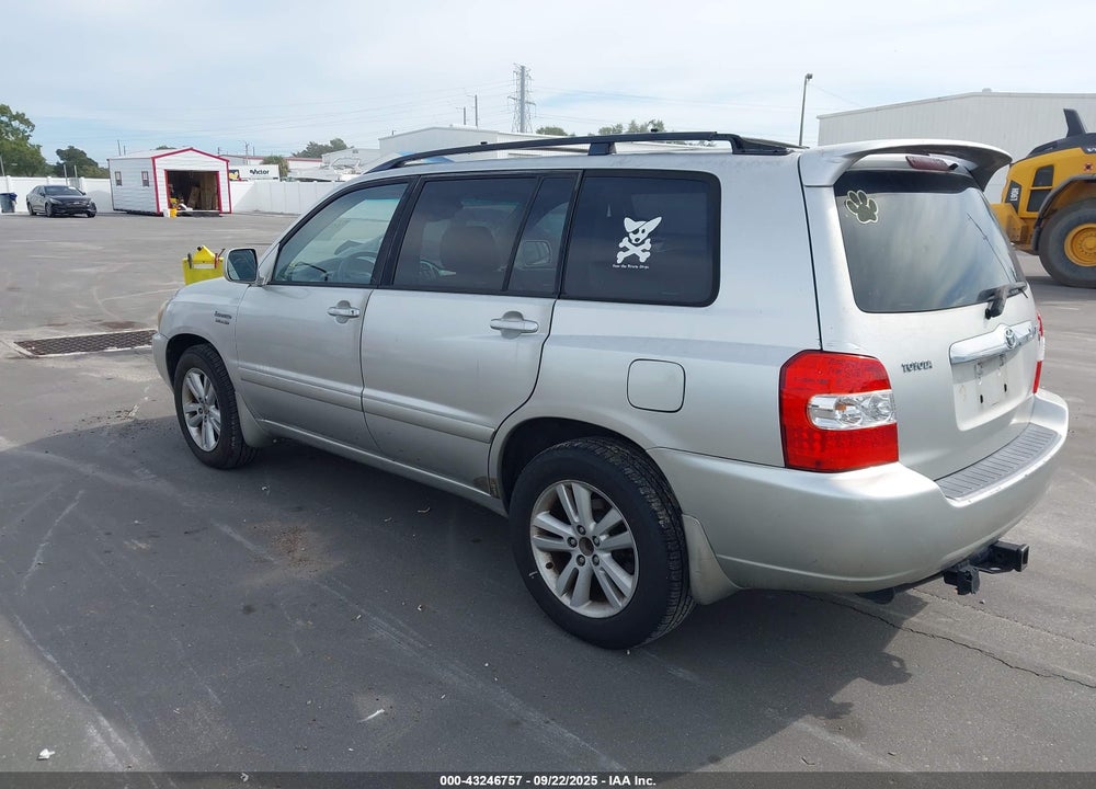 2006 TOYOTA HIGHLANDER HYBRID LIMITED V6 VIN: JTEDW21A360003479