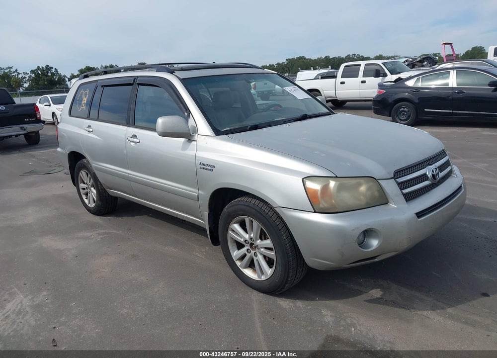 2006 TOYOTA HIGHLANDER HYBRID LIMITED V6 VIN: JTEDW21A360003479