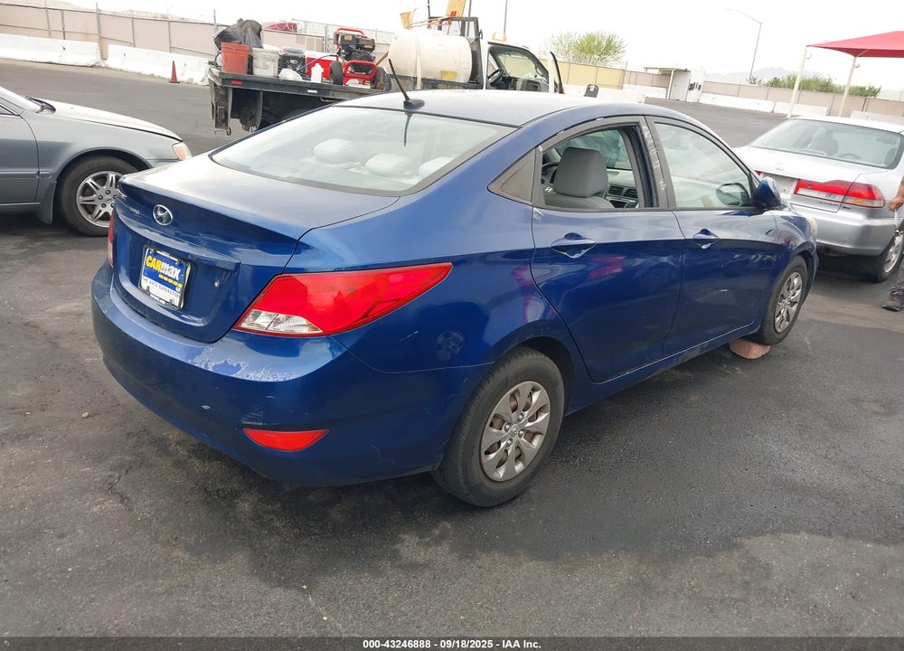 2015 HYUNDAI ACCENT VIN: KMHCT4AE6FU833868