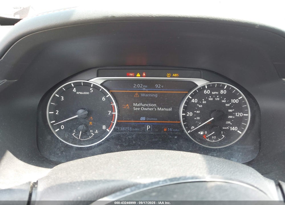 2020 NISSAN ALTIMA SR FWD VIN: 1N4BL4CV1LC165014