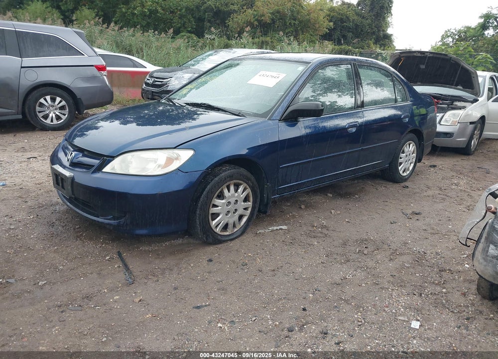 2005 HONDA CIVIC LX VIN: 2HGES16615H534484