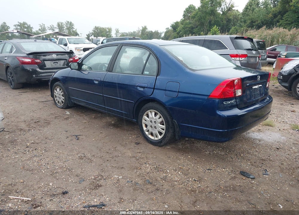 2005 HONDA CIVIC LX VIN: 2HGES16615H534484