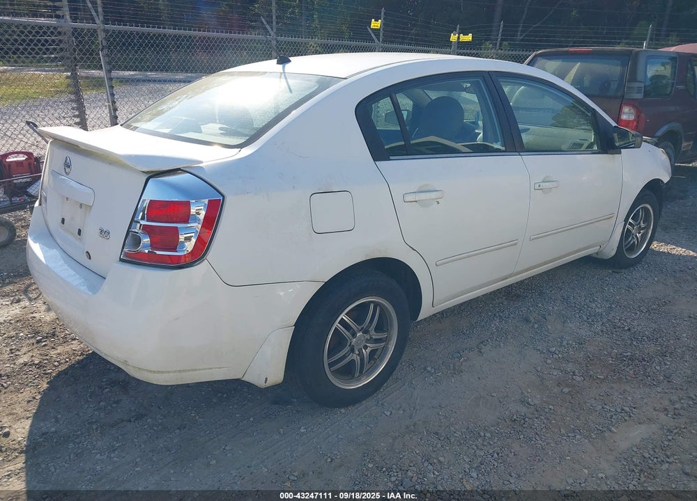 2007 NISSAN SENTRA 2.0 VIN: 3N1AB61E87L669595