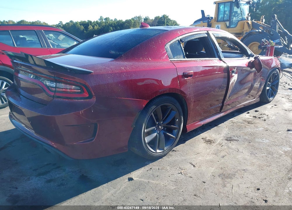 2019 DODGE CHARGER SCAT PACK RWD VIN: 2C3CDXGJ3KH634804