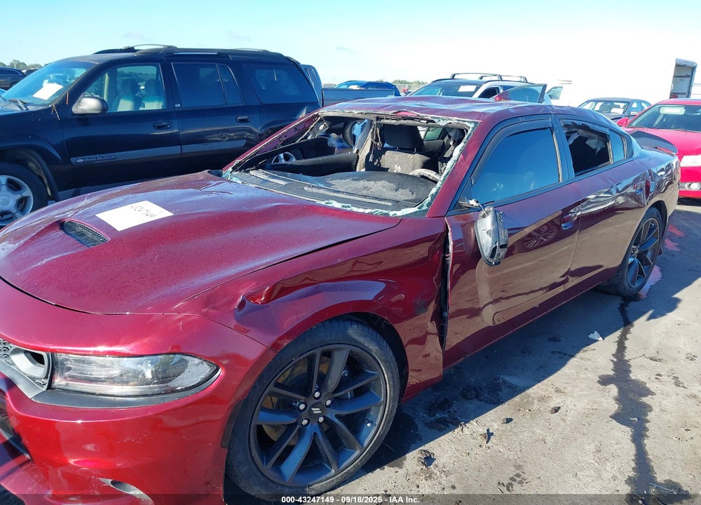 2019 DODGE CHARGER SCAT PACK RWD VIN: 2C3CDXGJ3KH634804