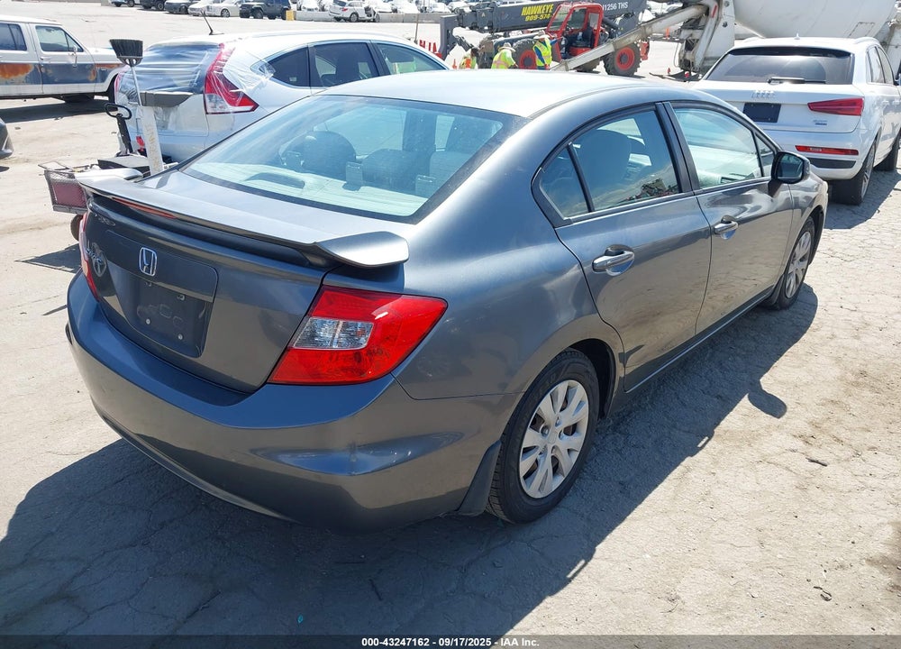 2012 HONDA CIVIC VIN: 19XFB2F56CE300673