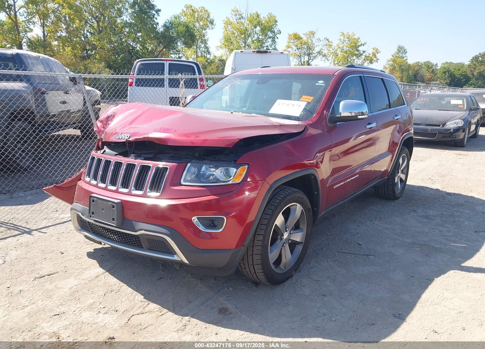 2014 JEEP GRAND CHEROKEE VIN: 1C4RJFBGXEC102025
