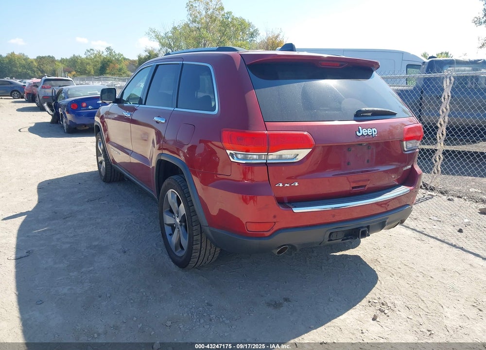2014 JEEP GRAND CHEROKEE VIN: 1C4RJFBGXEC102025