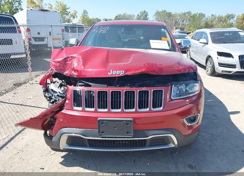 2014 JEEP GRAND CHEROKEE VIN: 1C4RJFBGXEC102025