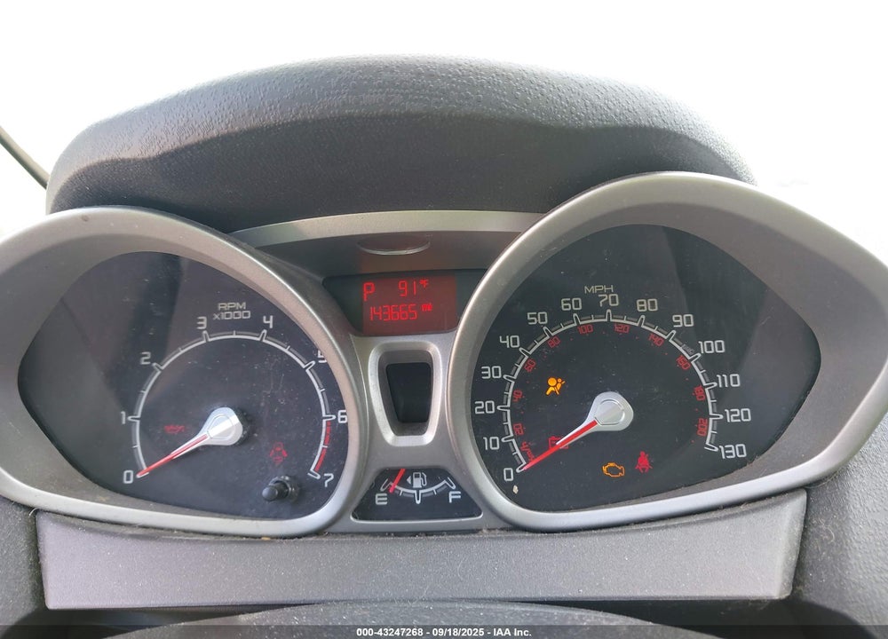 2011 FORD FIESTA VIN: 3FADP4EJXBM134543