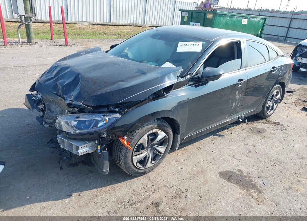 2019 HONDA CIVIC LX VIN: 19XFC2F62KE003646