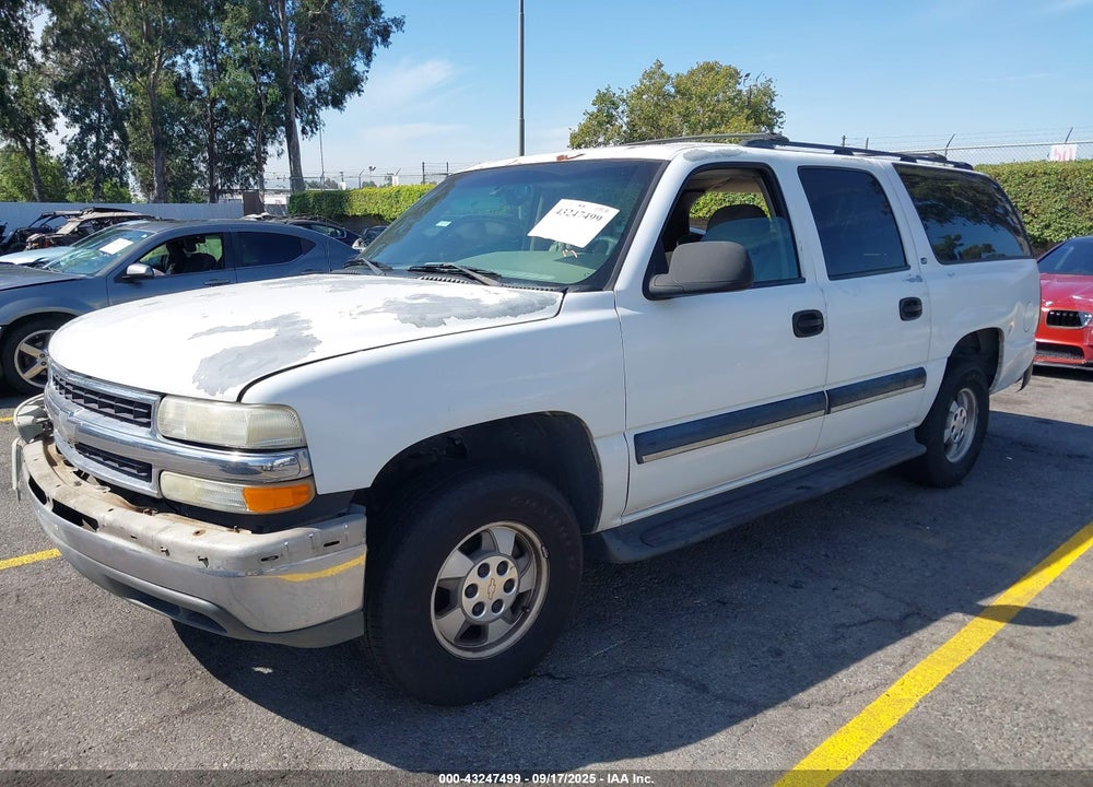 2002 CHEVROLET SUBURBAN 1500 LS VIN: 1GNEC16T72J106650