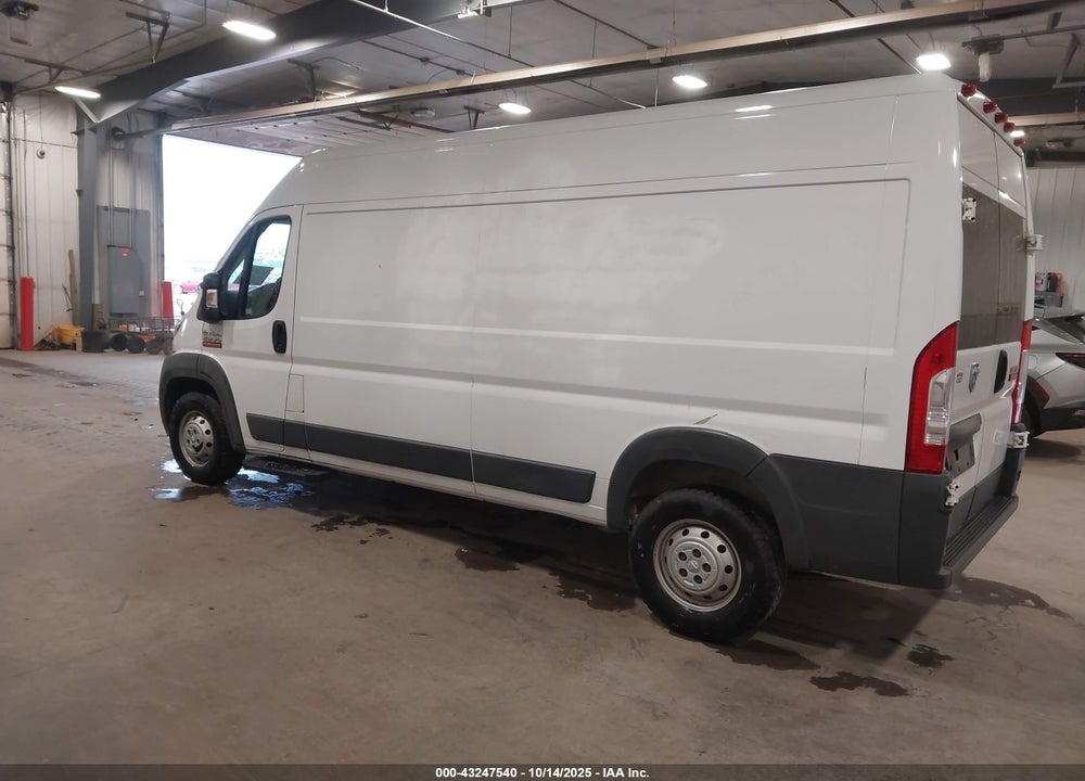 2017 RAM PROMASTER 2500 HIGH ROOF 159 WB VIN: 3C6TRVDG3HE522042