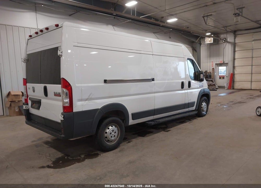 2017 RAM PROMASTER 2500 HIGH ROOF 159 WB VIN: 3C6TRVDG3HE522042