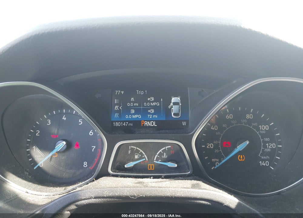 2018 FORD FOCUS VIN: 1FADP3K21JL315716