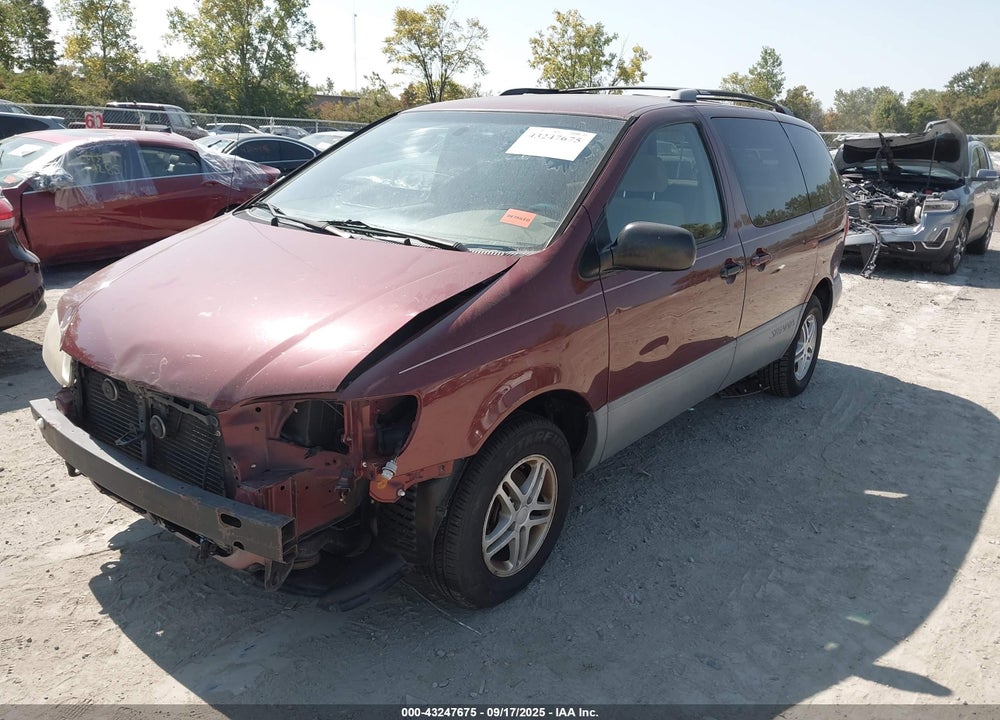 2001 TOYOTA SIENNA LE VIN: 4T3ZF13C31U327930