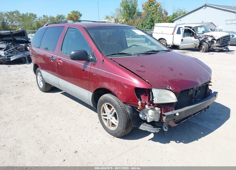 2001 TOYOTA SIENNA LE VIN: 4T3ZF13C31U327930