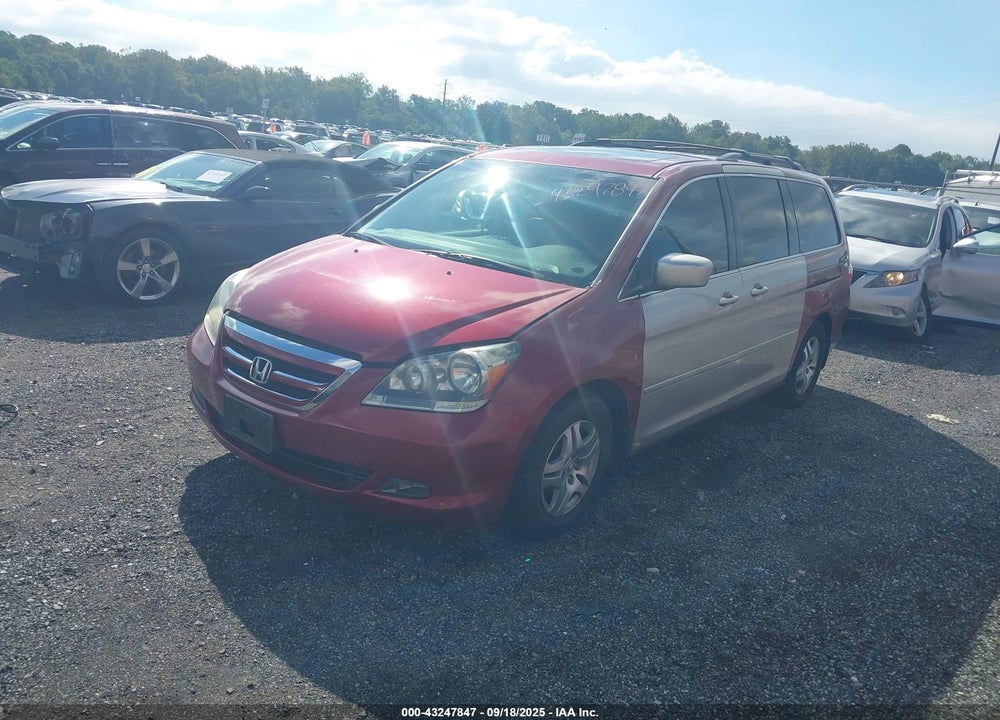 2005 HONDA ODYSSEY EX-L VIN: 5FNRL386X5B023433