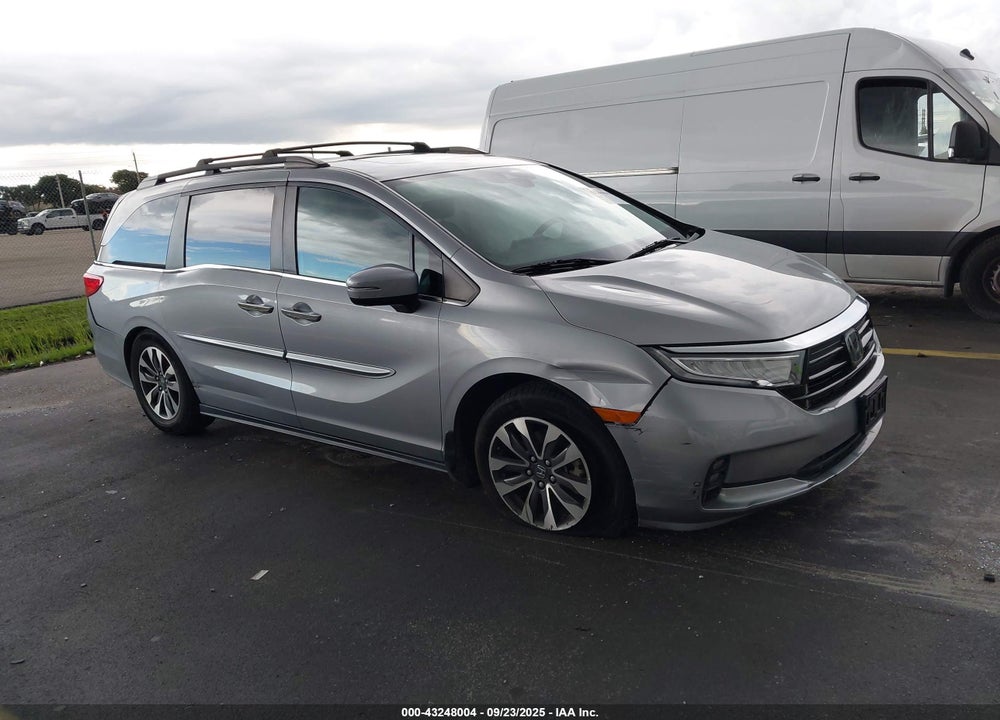 2022 HONDA ODYSSEY EX-L VIN: 5FNRL6H73NB001719