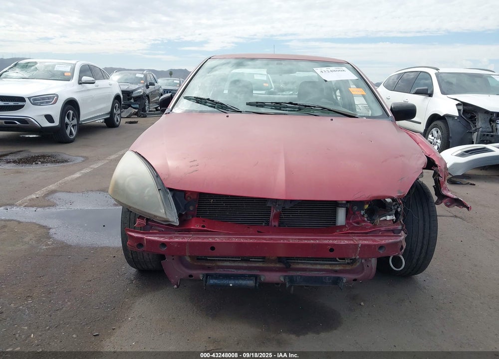 2006 MITSUBISHI LANCER ES/SE VIN: JA3AJ26E46U070925