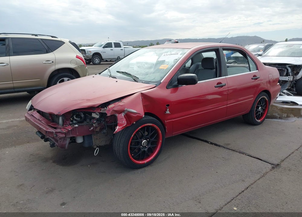 2006 MITSUBISHI LANCER ES/SE VIN: JA3AJ26E46U070925