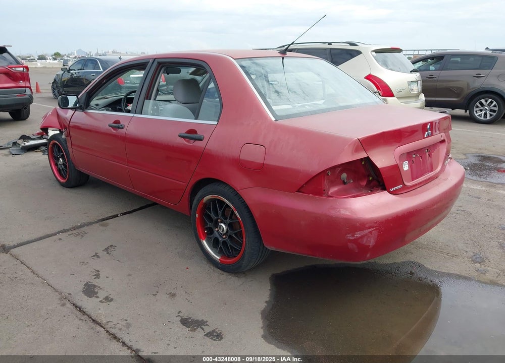 2006 MITSUBISHI LANCER ES/SE VIN: JA3AJ26E46U070925