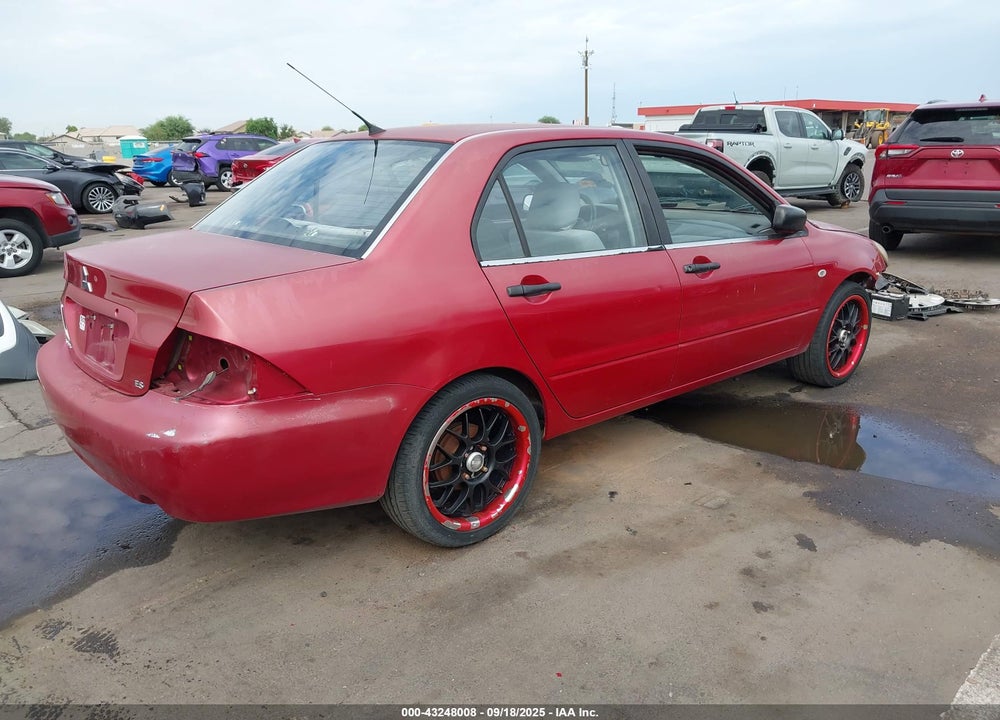 2006 MITSUBISHI LANCER ES/SE VIN: JA3AJ26E46U070925