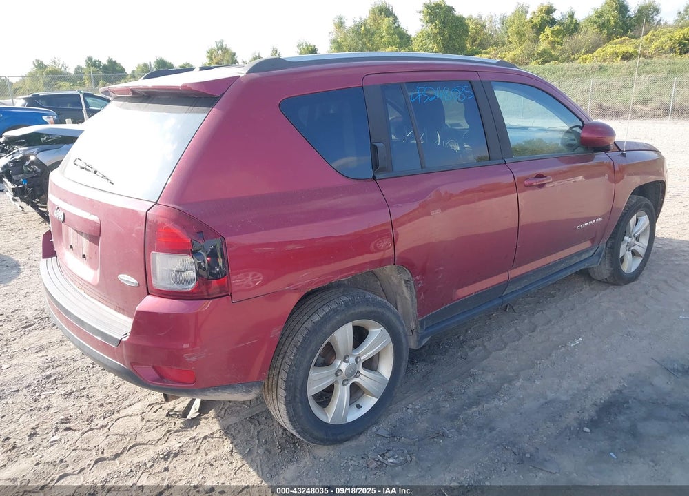 2016 JEEP COMPASS LATITUDE VIN: 1C4NJDEB7GD546365