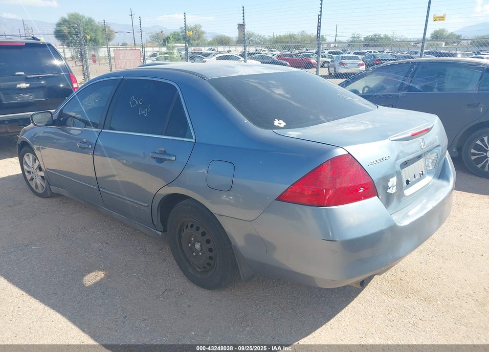 2007 HONDA ACCORD 3.0 SE VIN: 1HGCM66487A057955