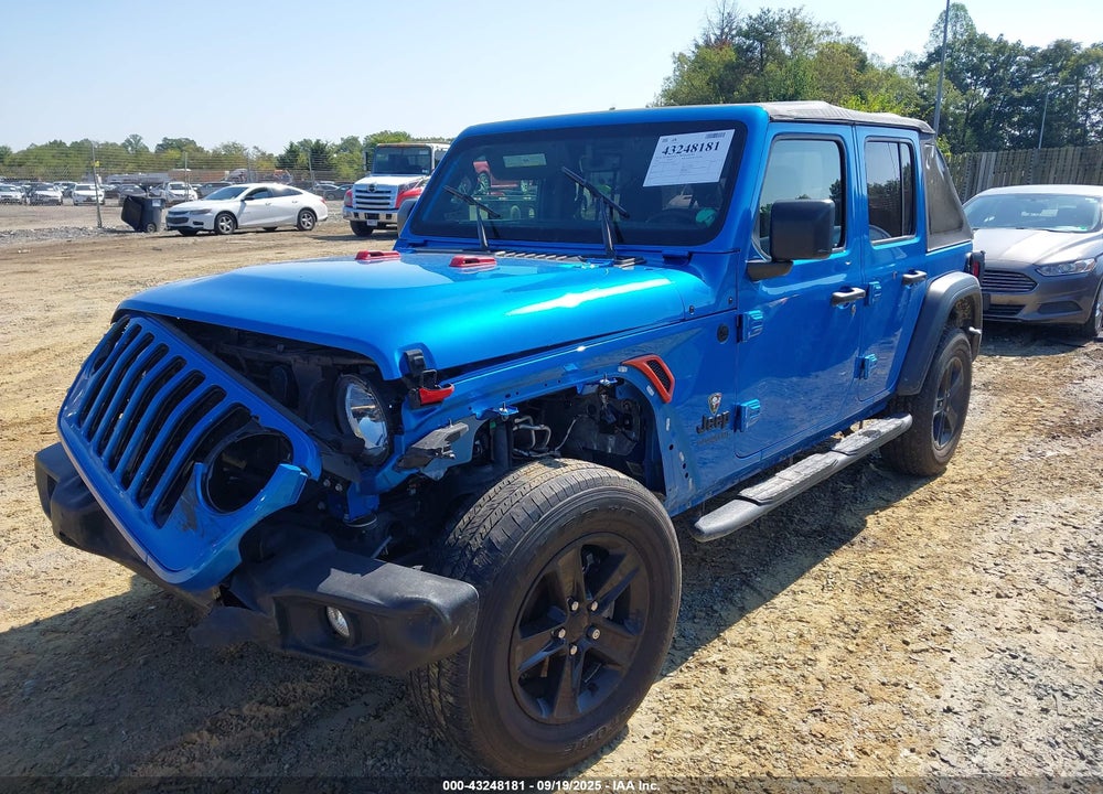 2022 JEEP WRANGLER UNLIMITED VIN: 1C4HJXDG3NW113381