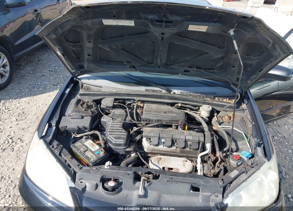 2005 HONDA CIVIC LX VIN: 1HGES165X5L018764