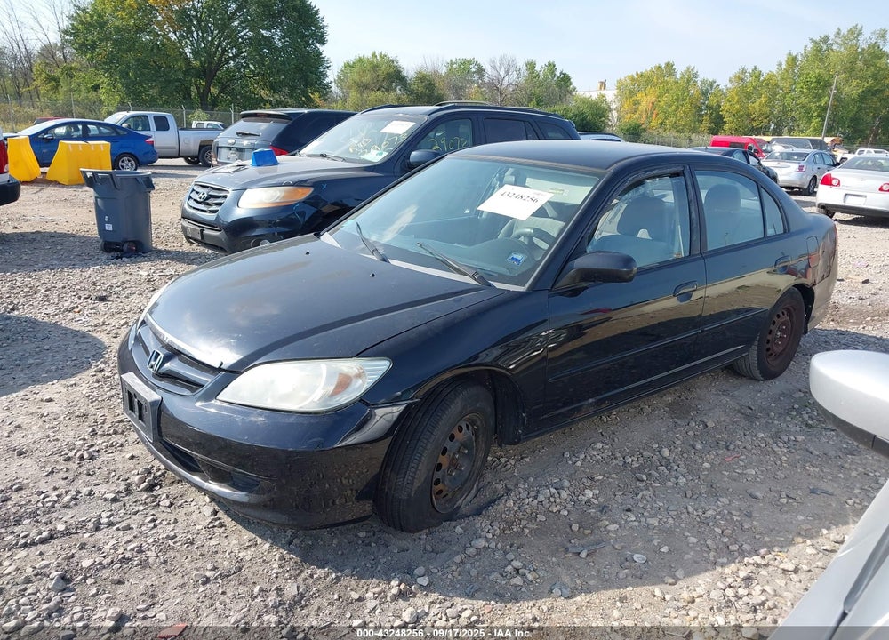 2005 HONDA CIVIC LX VIN: 1HGES165X5L018764