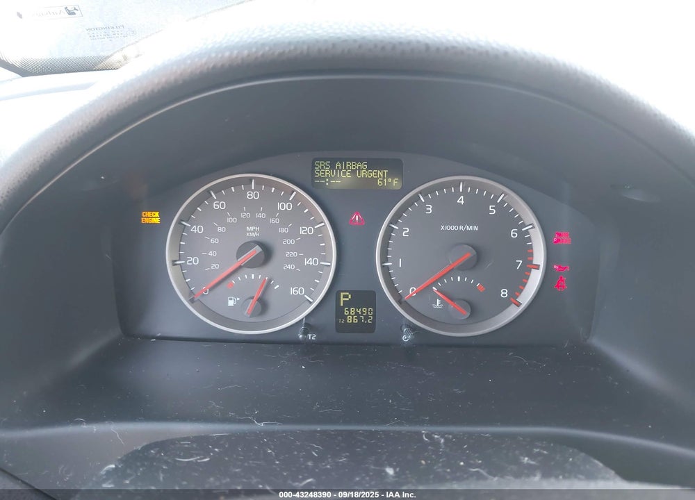 2007 VOLVO S40 VIN: YV1MS390572271211