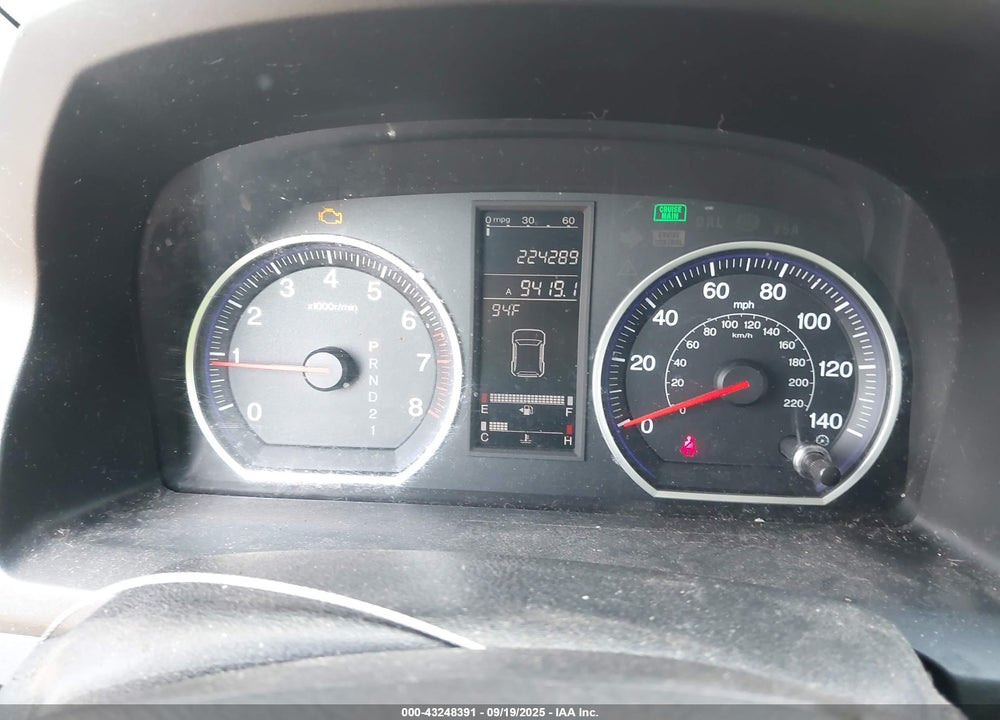 2009 HONDA CR-V EX VIN: 3CZRE38559G702392