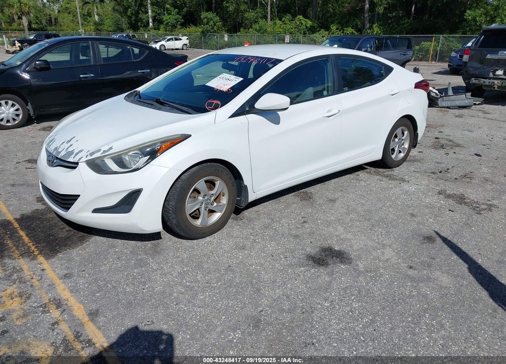 2015 HYUNDAI ELANTRA VIN: 5NPDH4AE5FH585228