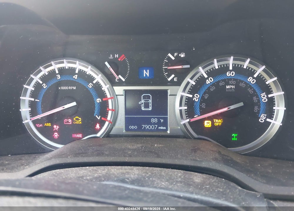 2019 TOYOTA 4RUNNER SR5 VIN: JTEBU5JR1K5670326