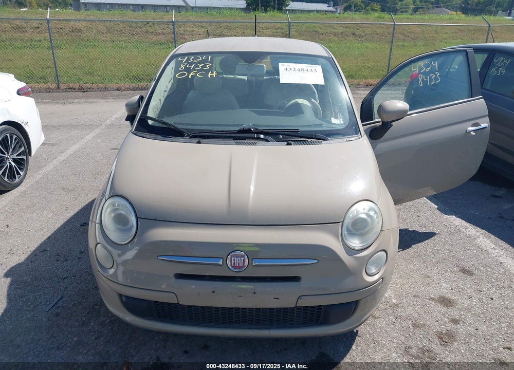 2012 FIAT 500 VIN: 3C3CFFAR8CT112908