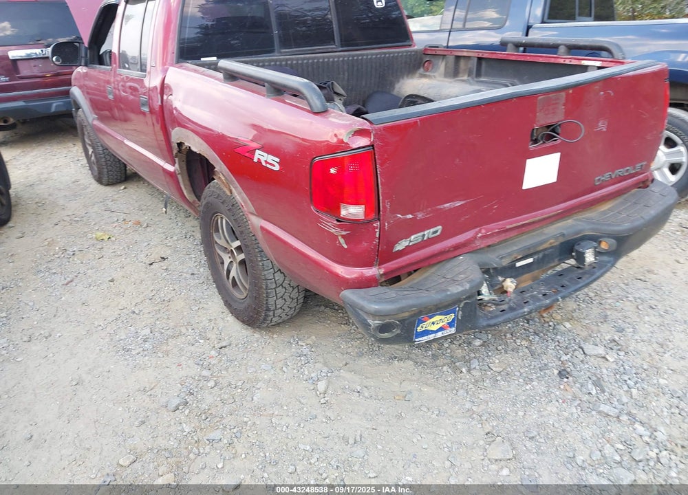 2003 CHEVROLET S-10 LS VIN: 1GCDT13X53K138276