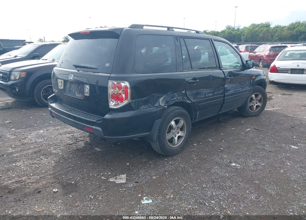 2007 HONDA PILOT EX-L VIN: 5FNYF28537B003998