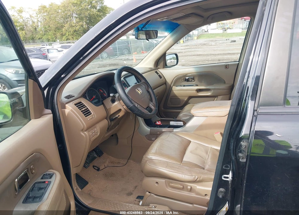 2007 HONDA PILOT EX-L VIN: 5FNYF28537B003998