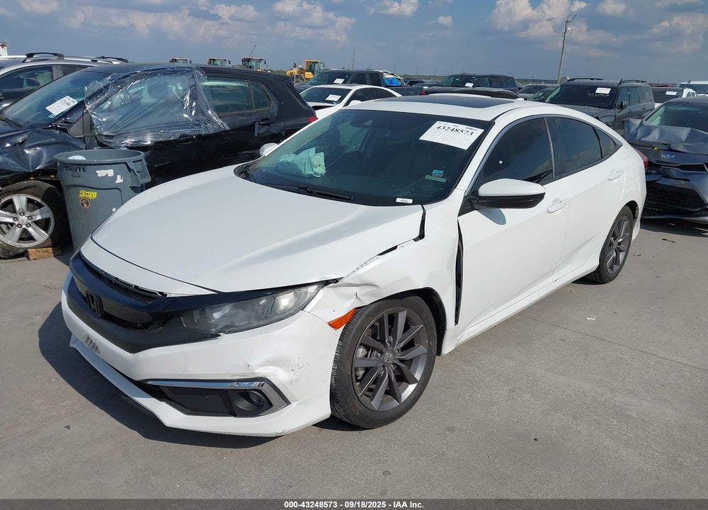 2020 HONDA CIVIC EX VIN: 19XFC1F33LE006038