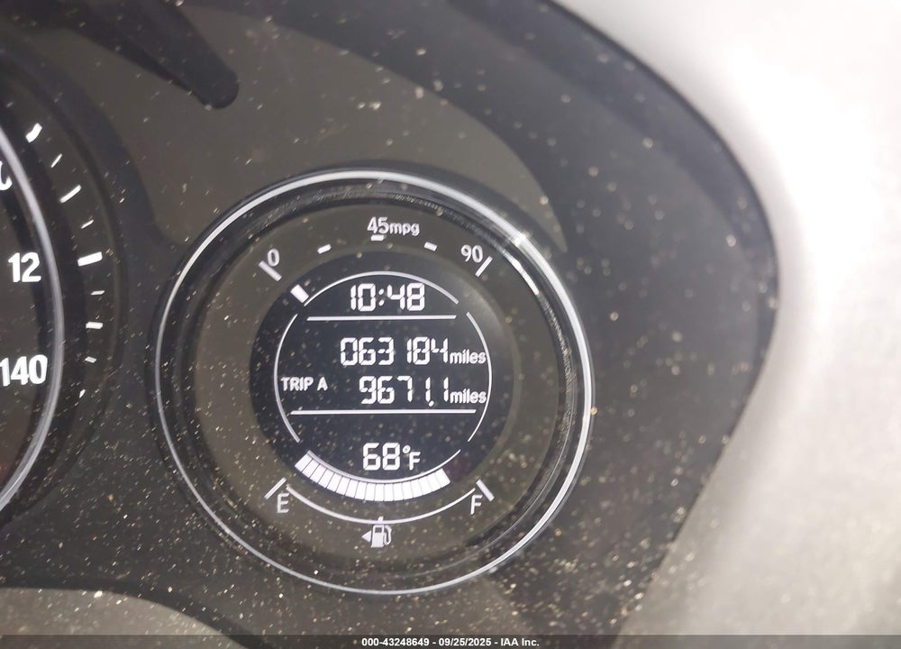 2019 HONDA HR-V VIN: 3CZRU6H36KG720134