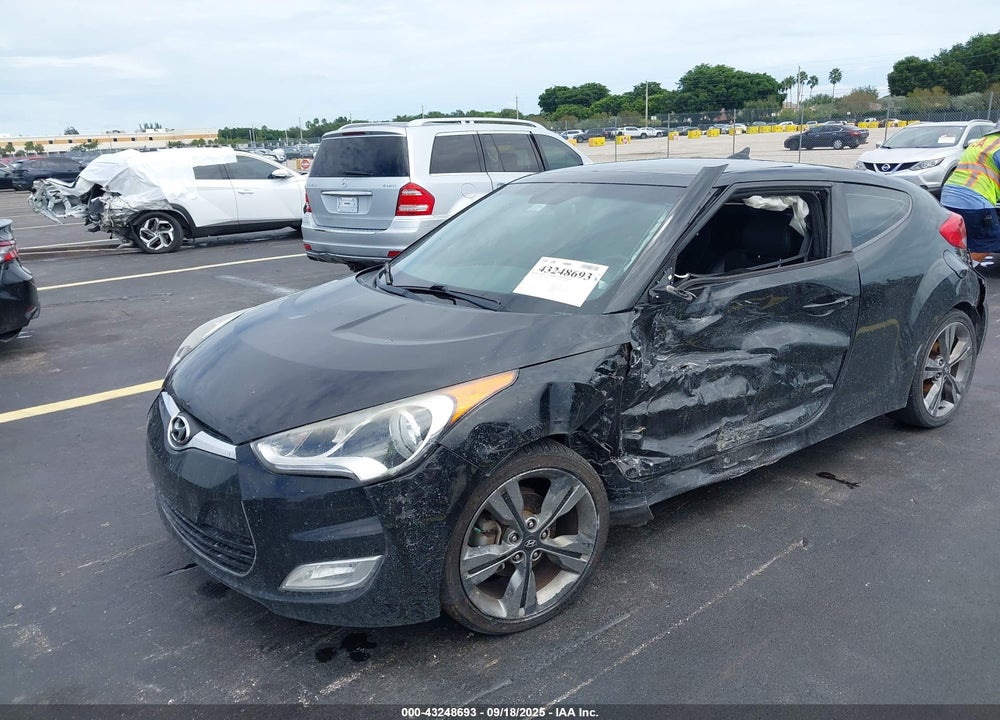 2016 HYUNDAI VELOSTER VIN: KMHTC6AD7GU256577