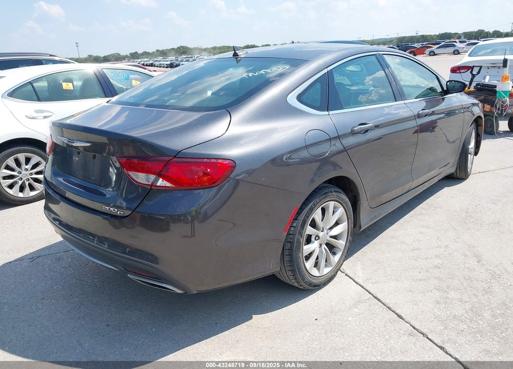 2015 CHRYSLER 200 C VIN: 1C3CCCCGXFN509981