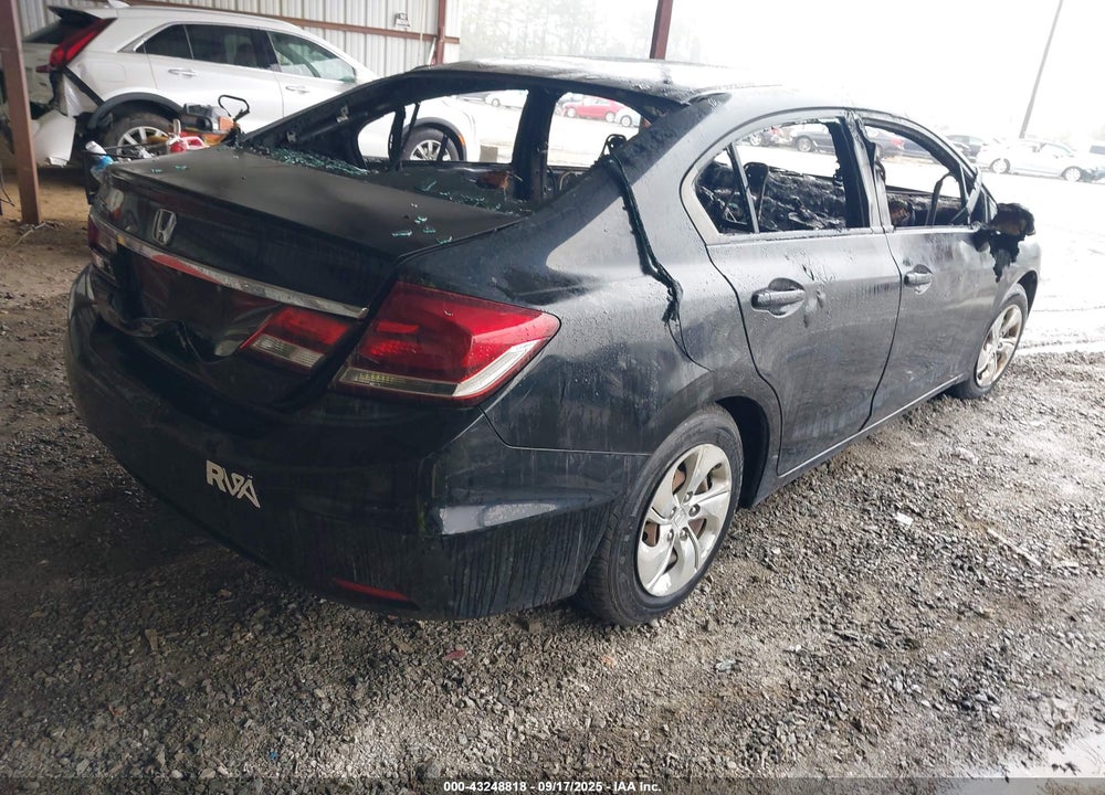 2014 HONDA CIVIC VIN: 2HGFB2F55EH522596