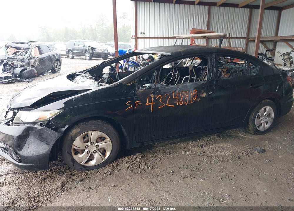 2014 HONDA CIVIC VIN: 2HGFB2F55EH522596