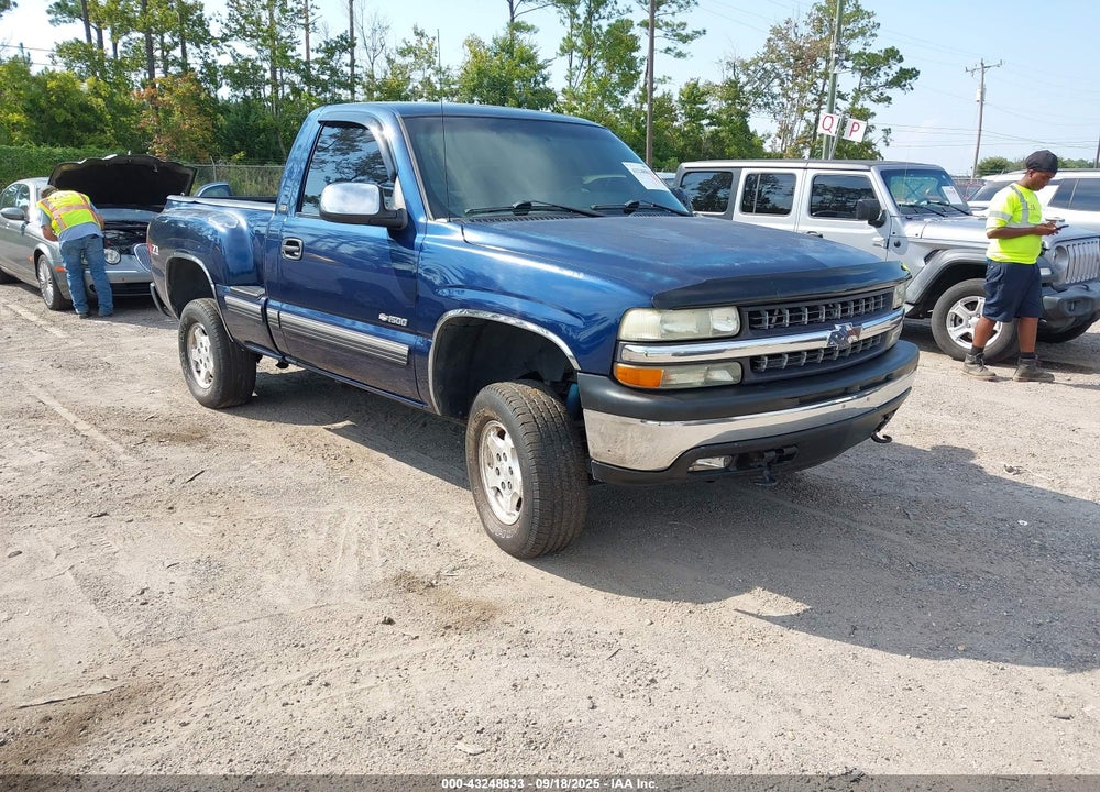 2002 CHEVROLET SILVERADO 1500 LS VIN: 1GCEK14T42Z307678